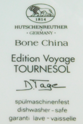 Hutschenreuther Edition Voyage Tournesol 1 großer Teller Speiseteller Ø26,5cm (N)