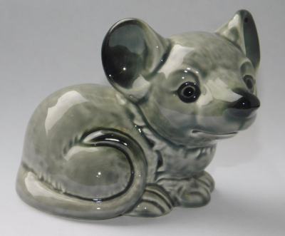 Porzellanfigur kleine Maus grau Goebel 35793 05 5,5cm (N)