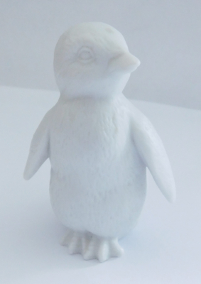 Kleine Porzellanfigur Pinguin Rosenthal Bisquitporzellan 6,5cm