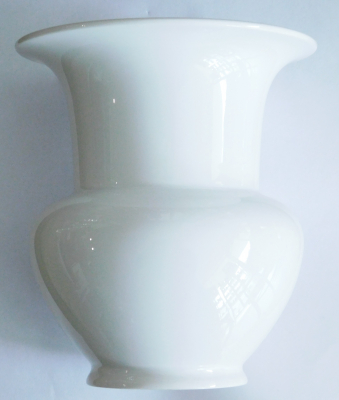 Vase Fidibus weiß KPM Berlin Entw. Schinkel I. Wahl 14,5cm