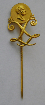 Anstecknadel Pin Royal König Schweden Porträt Hersteller Sporrong #314