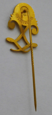 Anstecknadel Pin Royal König Schweden Porträt Hersteller Sporrong #314