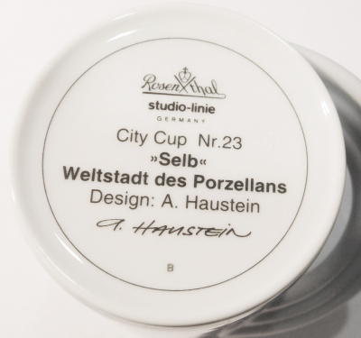 Rosenthal Cupola City Cup Nr. 23 Selb Design A. Haustein