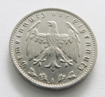 1 Reichsmark 1934 A 4,8g Ø2,2cm