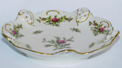 Rosenthal Molière Moosrose Schale flach Ø15,5cm (N)