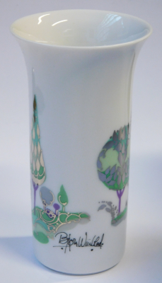 Kleine Vase Rosenthal Dekor 1001 Nacht Harfespieler Wiinblad 10cm