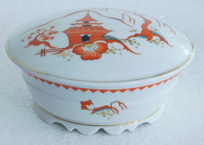 Art Deco Deckeldose Rosenthal Madeleine Dekor Pagode