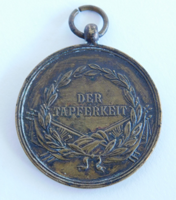 Tapferkeitsmedaille Österreich Kaiser Franz Joseph I. Der Tapferkeit Bronze Ø3cm