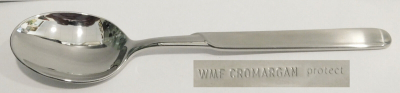 1 großer Löffel Suppenlöffel WMF ONDA cromargan teilmattiert 19,8cm