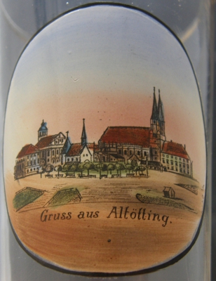 Andenken Glas Gruss aus Altötting (N)