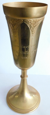 Orig. alter Preis Pokal Schifferverein Mainz Kastel Regatta SRV Mainz 1925