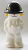 Porzellanfigur Goebel Whoosit Schneekinder Junge mit schwarzem Hut 10cm
