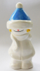 Porzellanfigur Goebel Whoosit Schneekinder Junge mit blauer Mütze 11cm