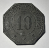 Alte Münze Kleingeldersatzmünze 10 Pfennig Stadt Wittenberg 1917 Ø2,1cm